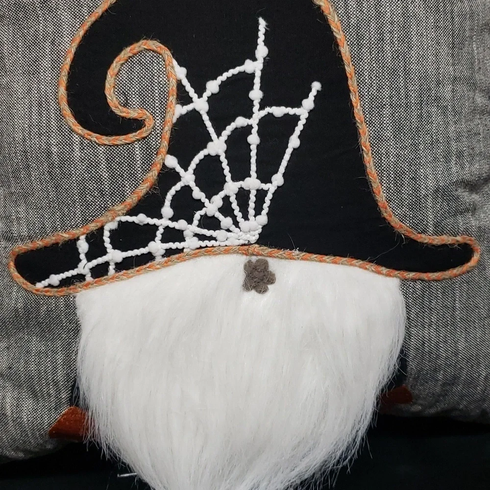 Mi Chateaux Gnome Pirate Dangle Leg Halloween Pillow